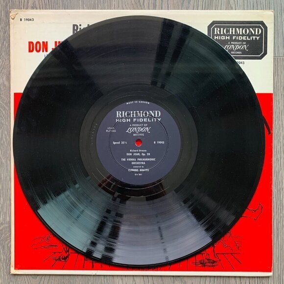 Richard Strauss Don Juan Till Eulenspiegel Vienna Philharmonic Vinyl LP - Picture 4 of 5